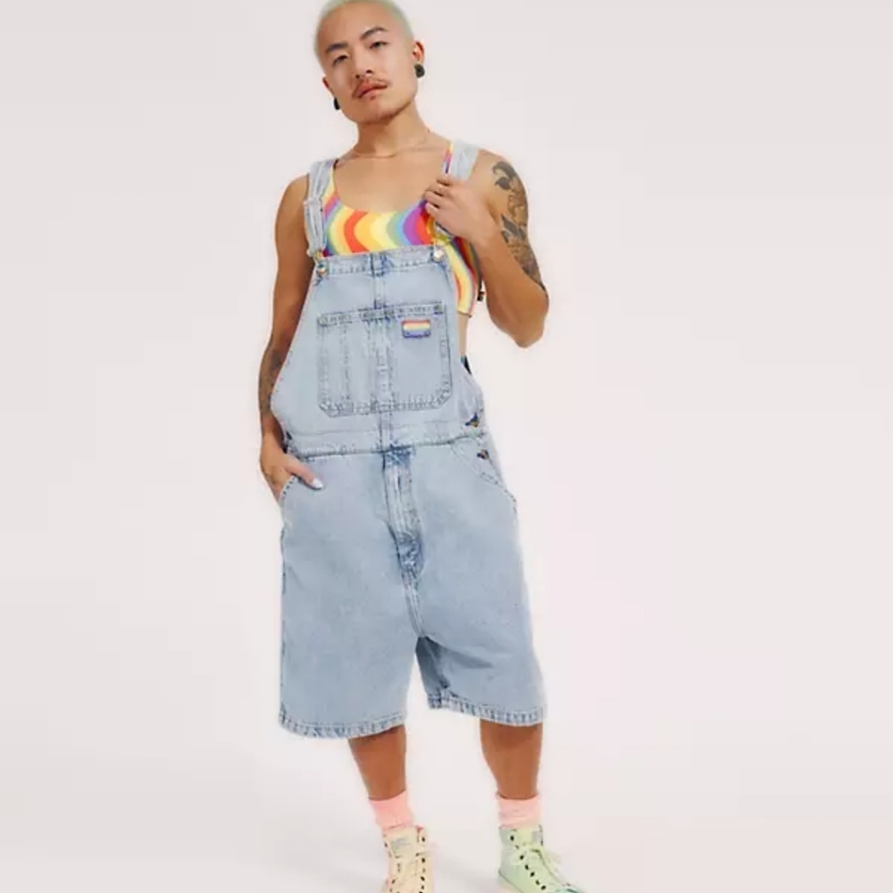 Women/Men LEVI'S PRIDE LIBERATION SHORTALLS - Picture 2 of 16